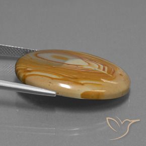 Jaspe Multicolor natural de 23.88 ct, Ovalada, Opaco