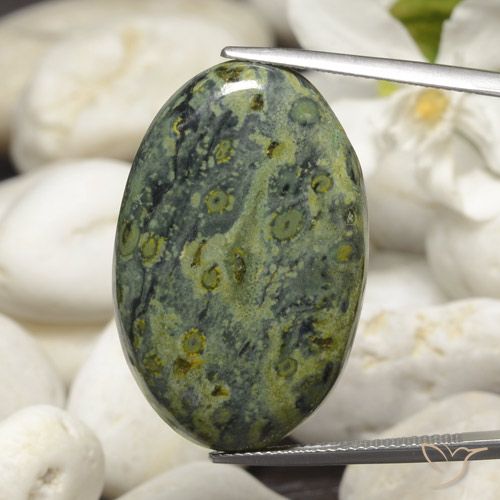 35.03ct Natural Multicolor Jaspe, Ovalada, Opaco