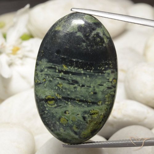 48.91ct Natural Multicolor Jaspe, Ovalada, Opaco