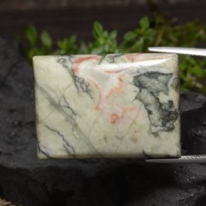 Jaspe Multicolor natural de 59.34 ct, Corte Baguette, Opaco