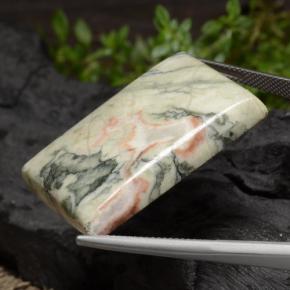 Jaspe Multicolor natural de 59.34 ct, Corte Baguette, Opaco