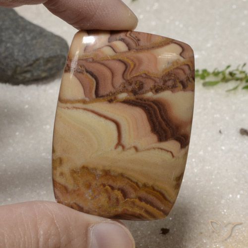 66.65ct Natural Multicolor Jaspe, Forma Cojín, Opaco
