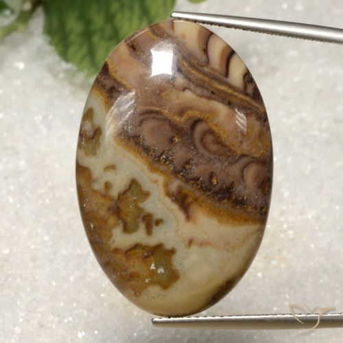 28.34ct Natural Multicolor Jaspe, Ovalada, Opaco