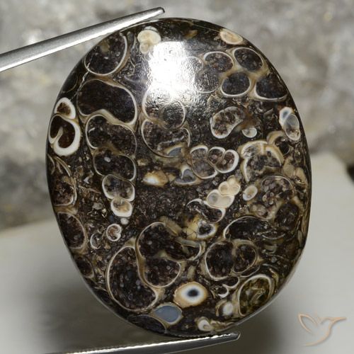 44.14ct Natural Multicolor Jaspe, Ovalada, Opaco