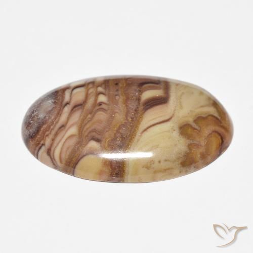 Jaspe Multicolor natural de 20.07 ct, Ovalada, Opaco