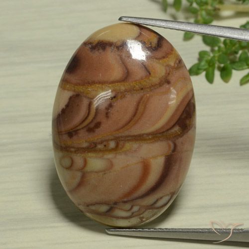 22.47ct Natural Multicolor Jaspe, Ovalada, Opaco