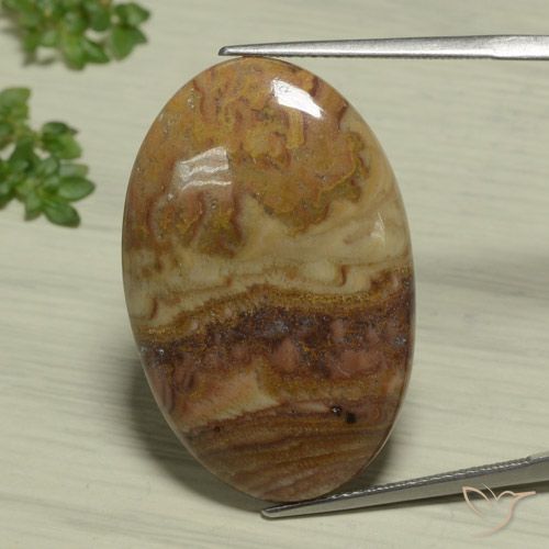 25.93ct Natural Multicolor Jaspe, Ovalada, Opaco