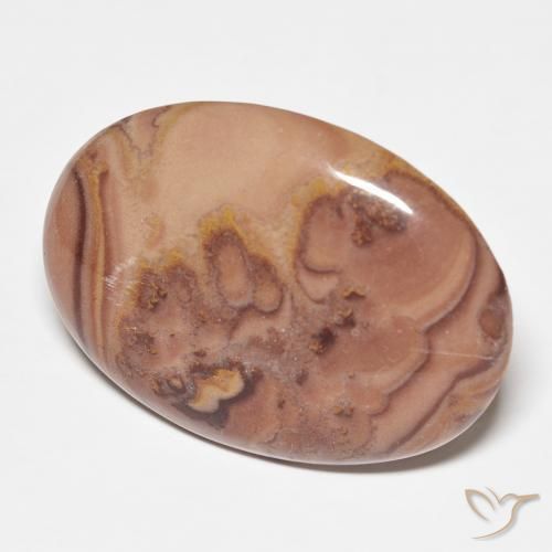 Jaspe Multicolor natural de 22.10 ct, Ovalada, Opaco