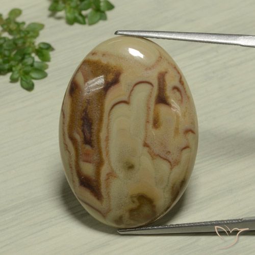 22.89ct Natural Multicolor Jaspe, Ovalada, Opaco