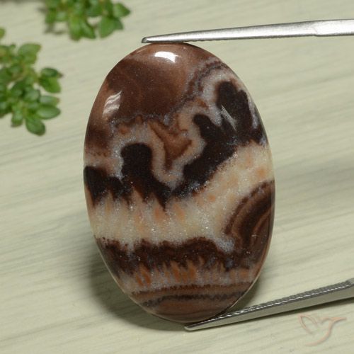 18.89ct Natural Multicolor Jaspe, Ovalada, Opaco
