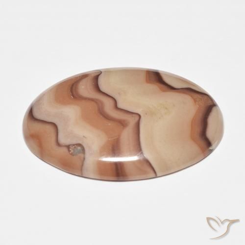 Jaspe Multicolor natural de 21.72 ct, Ovalada, Opaco