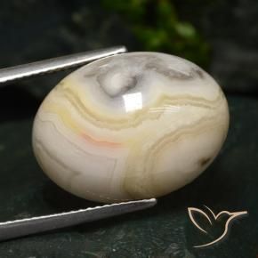 Jaspe Multicolor natural de 16.46 ct, Ovalada, Opaco