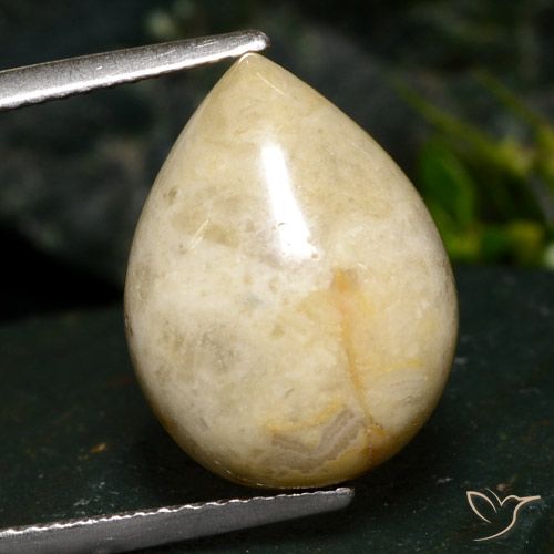 8.73ct Natural Multicolor Jaspe, En forma de pera, Opaco