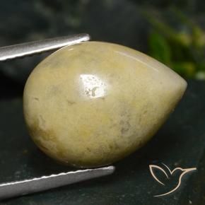 Jaspe Multicolor natural de 8.67 ct, En forma de pera, Opaco