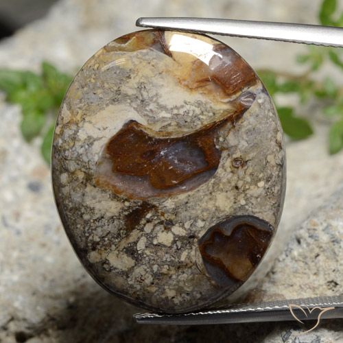 29.47ct Natural Multicolor Jaspe, Ovalada, Opaco