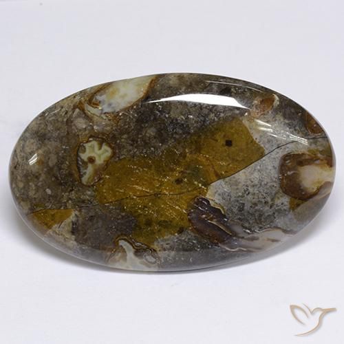 48.91ct Natural Multicolor Jaspe, Ovalada, Opaco
