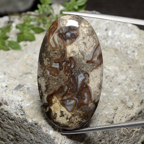 46.44ct Natural Multicolor Jaspe, Ovalada, Opaco