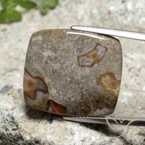Jaspe Multicolor natural de 18.40 ct, Forma Cojín, Opaco