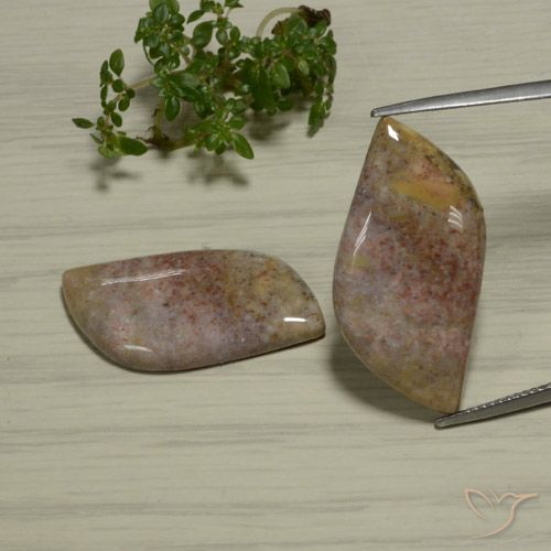 28.77ctw Natural Multicolor Jaspe, Elegante, Opaco