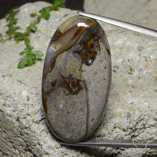 46.39ct Natural Multicolor Jaspe, Ovalada, Opaco