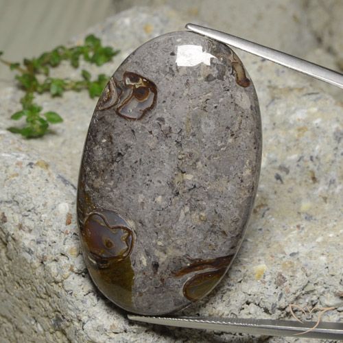 60.74ct Natural Multicolor Jaspe, Ovalada, Opaco