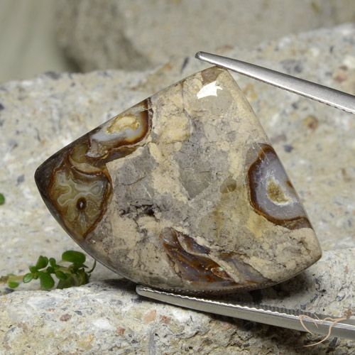 28.71ct Natural Multicolor Jaspe, Trillón, Opaco