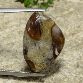 Jaspe Multicolor natural de 9.97 ct, Trillón, Opaco