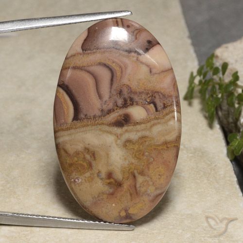 24.61ct Natural Multicolor Jaspe, Ovalada, Opaco