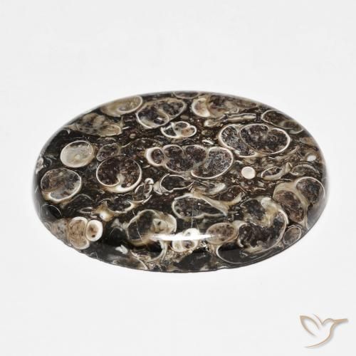 Jaspe Multicolor natural de 45.70 ct, Ovalada, Opaco