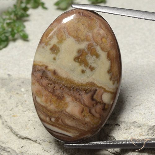 23.45ct Natural Multicolor Jaspe, Ovalada, Opaco