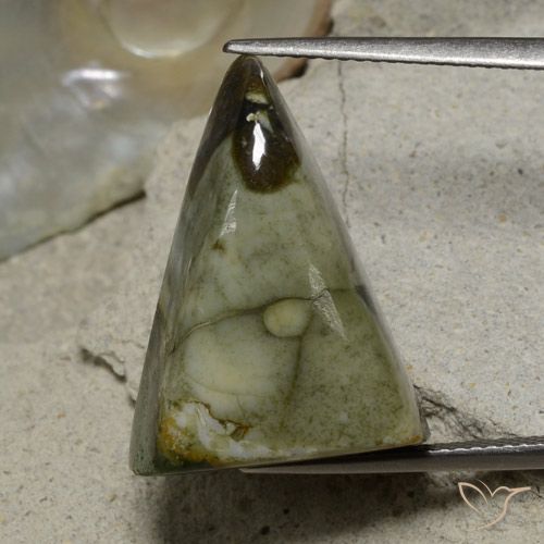 17.87ct Natural Multicolor Jaspe, Trillón, Opaco