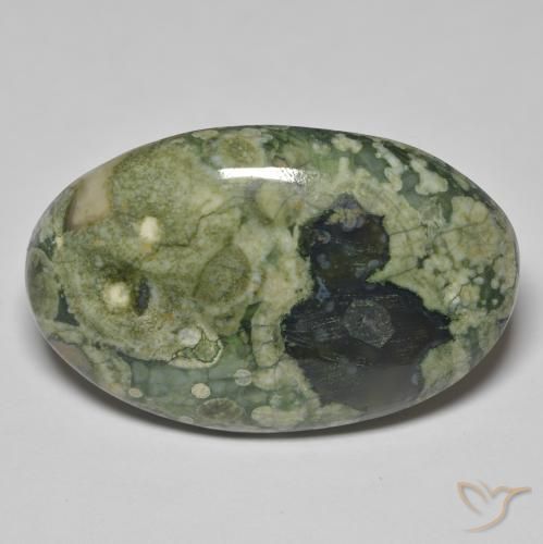 33.43ct Natural Multicolor Jaspe, Ovalada, Opaco