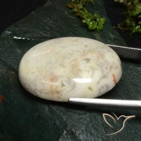 Jaspe Multicolor natural de 41.06 ct, Ovalada, Opaco
