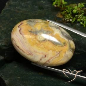 Jaspe Multicolor natural de 63.09 ct, Ovalada, Opaco