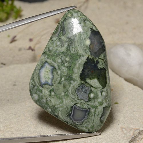 41.76ct Natural Multicolor Jaspe, Elegante, Opaco