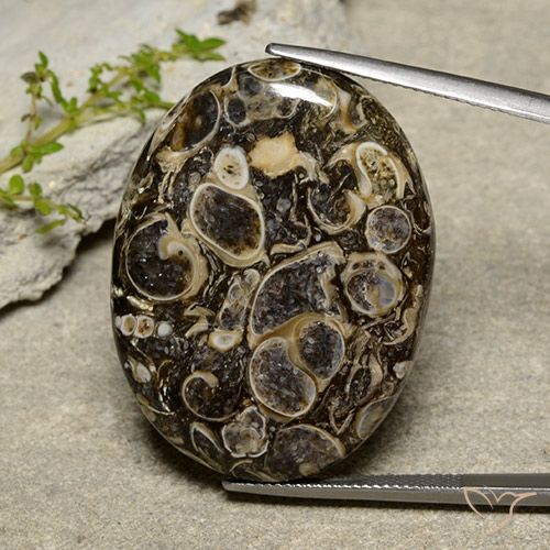 40.36ct Natural Multicolor Jaspe, Ovalada, Opaco