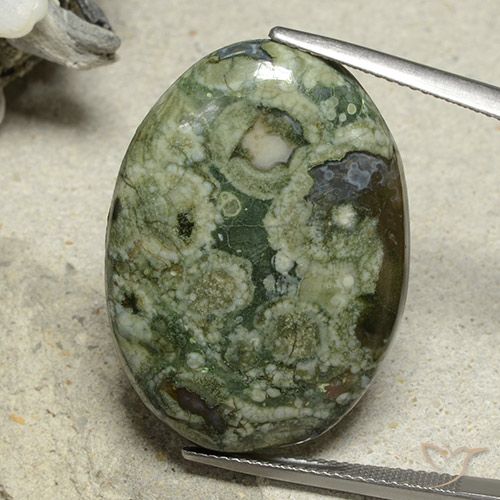 27.91ct Natural Multicolor Jaspe, Ovalada, Opaco