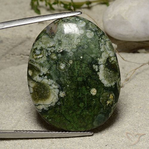 26.90ct Natural Multicolor Jaspe, Ovalada, Opaco