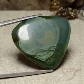 Jaspe Multicolor natural de 26.70 ct, En forma de pera, Opaco