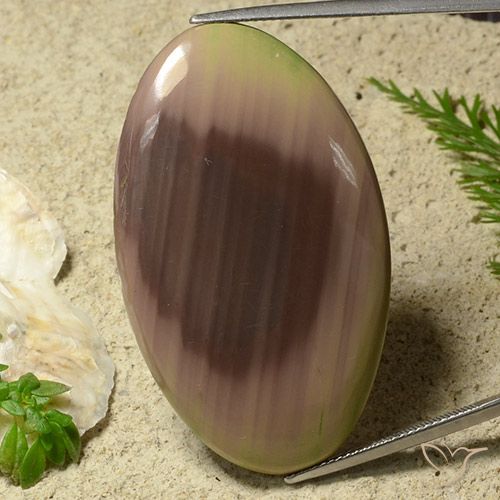 50.81ct Natural Multicolor Jaspe, Ovalada, Opaco