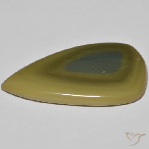 Jaspe Multicolor natural de 25.13 ct, En forma de pera, Opaco