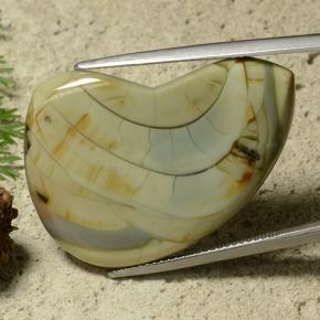 Jaspe Multicolor natural de 25.50 ct, Forma elegante, Opaco