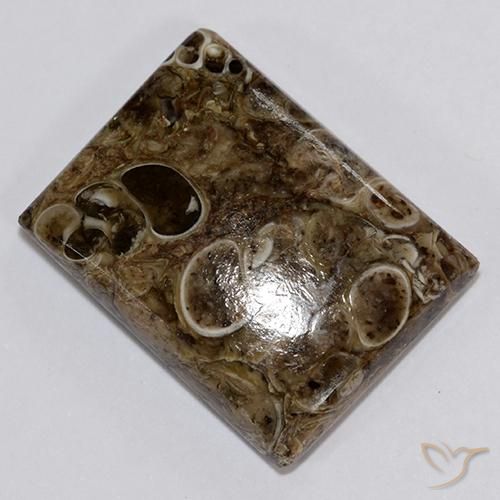 18.34ct Natural Multicolor Jaspe, Corte Baguette, Opaco