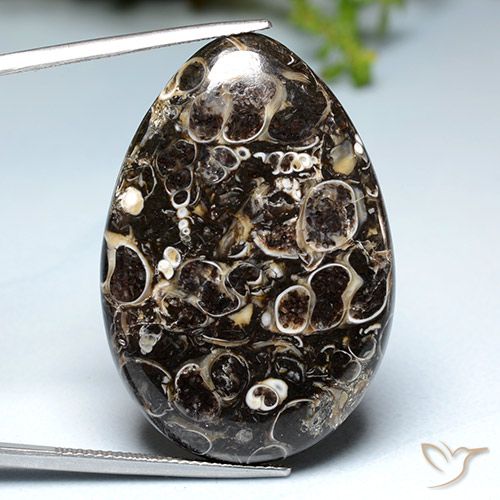 39.93ct Natural Multicolor Jaspe, En forma de pera, Opaco