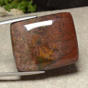 Jaspe multicolor natural de 47,50 ct, baguette, opaco