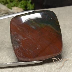 Jaspe Multicolor natural de 32.72 ct, Forma Cojín, Opaco