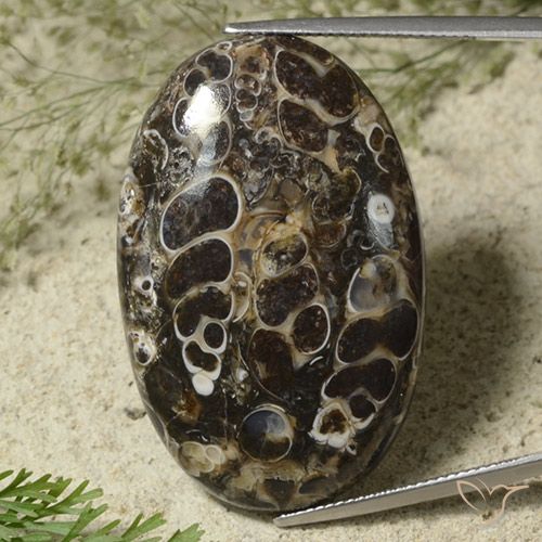 44.95ct Natural Multicolor Jaspe, Ovalada, Opaco