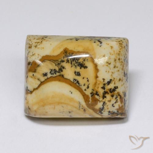 Jaspe Multicolor natural de 15.56 ct, Corte Baguette, Opaco