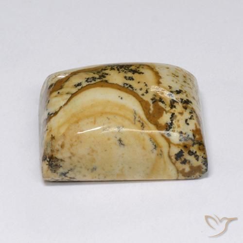 Jaspe Multicolor natural de 15.56 ct, Corte Baguette, Opaco