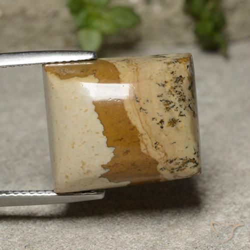 Jaspe Multicolor natural de 17.73 ct, Corte Baguette, Opaco